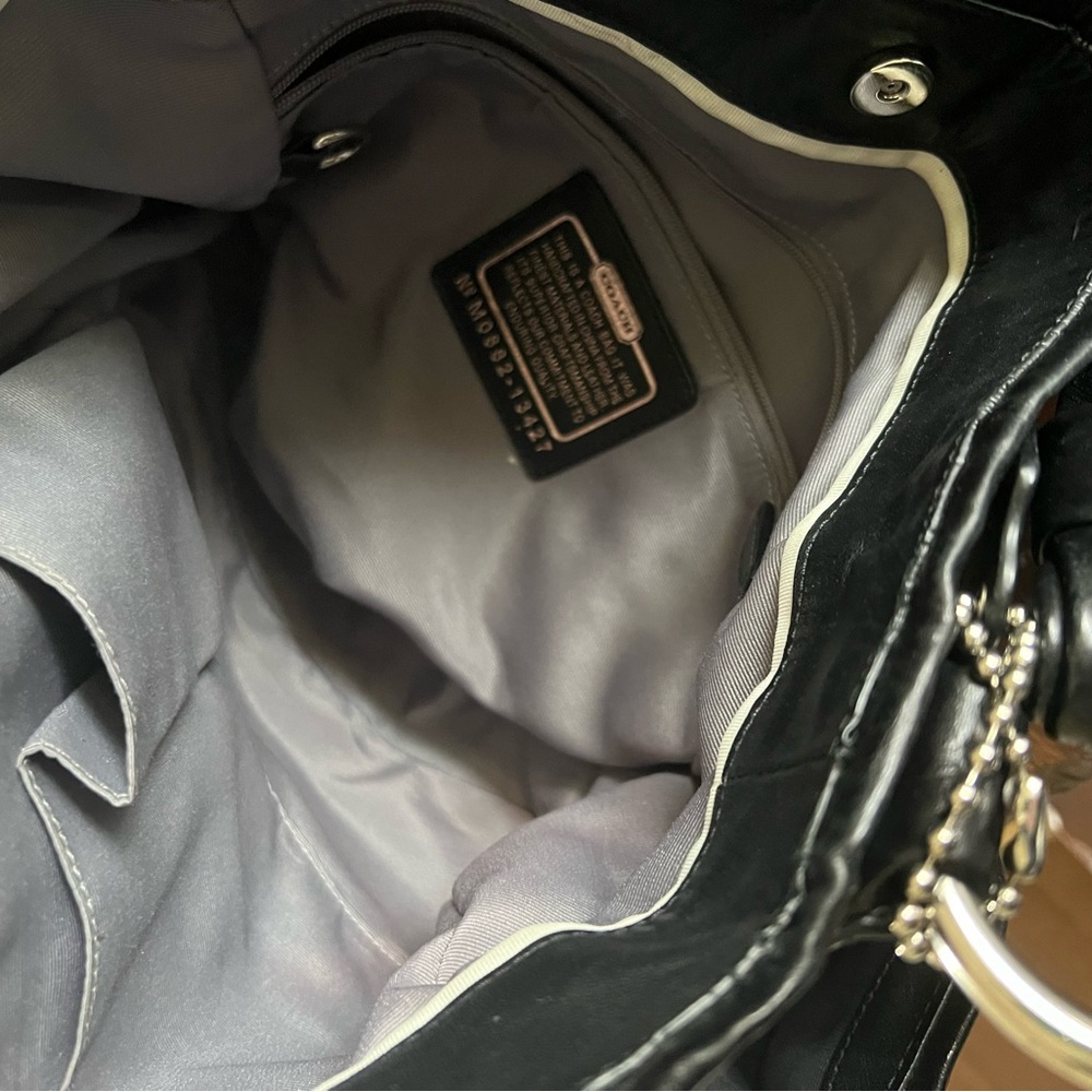 Vintage signature Coach bag!
